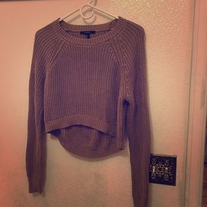 Cropped sweater